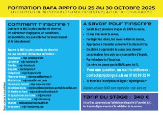 Formation approfondissement BAFA 2025